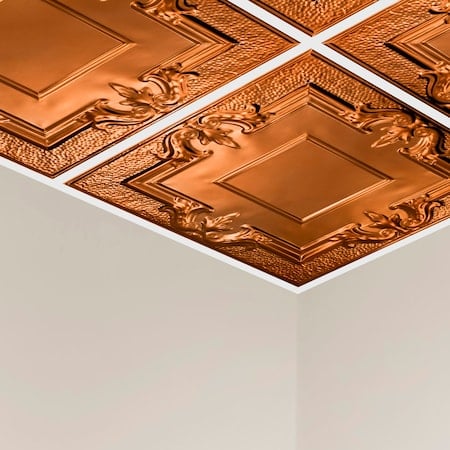 Niagara Ceiling Tile, 24 in W x 24 in L, 15/16 in Grid Size, 5 PK MPN:Y5408