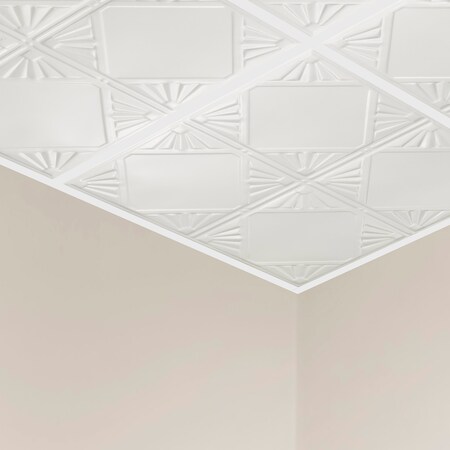 Erie Ceiling Tile, 24 in W x 24 in L, 15/16 in Grid Size, 5 PK MPN:Y5601