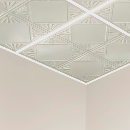 Erie Ceiling Tile, 24 in W x 24 in L, 15/16 in Grid Size, 5 PK MPN:Y5602