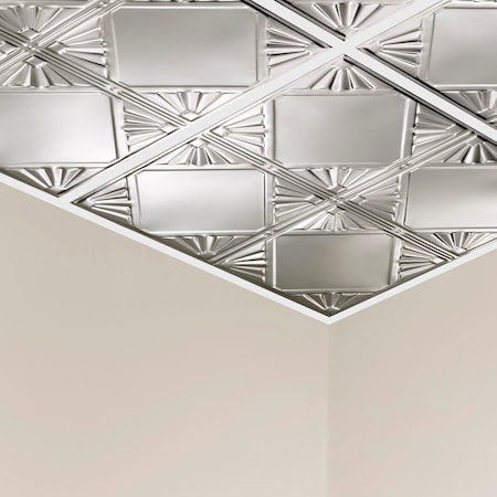 Erie Ceiling Tile, 24 in W x 24 in L, 15/16 in Grid Size, 5 PK MPN:Y5604