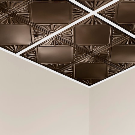 Erie Ceiling Tile, 24 in W x 24 in L, 15/16 in Grid Size, 5 PK MPN:Y5606