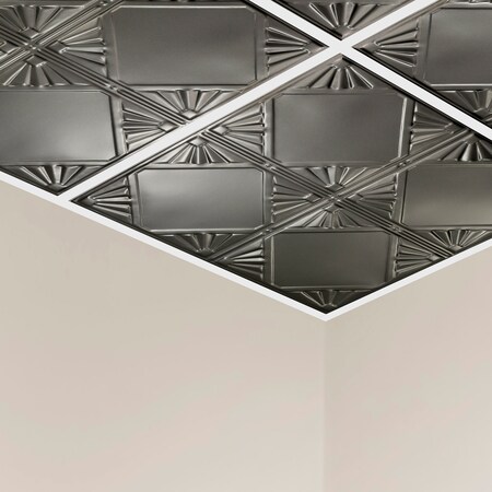 Erie Ceiling Tile, 24 in W x 24 in L, 15/16 in Grid Size, 5 PK MPN:Y5607