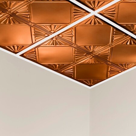 Erie Ceiling Tile, 24 in W x 24 in L, 15/16 in Grid Size, 5 PK MPN:Y5608