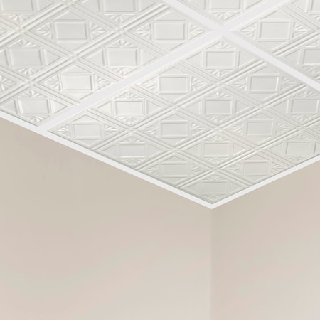 Ludington Ceiling Tile, 24 in W x 24 in L, 15/16 in Grid Size, 5 PK MPN:Y5700