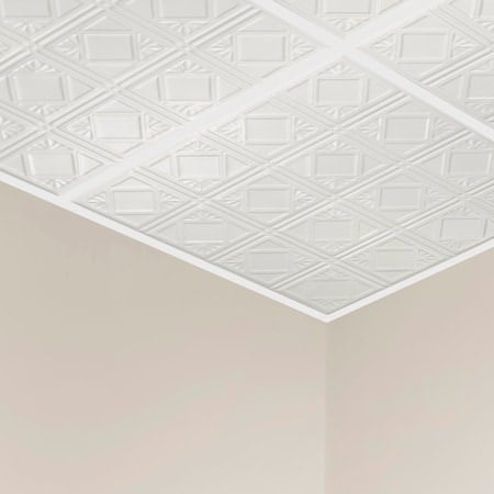 Ludington Ceiling Tile, 24 in W x 24 in L, 15/16 in Grid Size, 5 PK MPN:Y5701