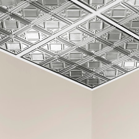 Ludington Ceiling Tile, 24 in W x 24 in L, 15/16 in Grid Size, 5 PK MPN:Y5703
