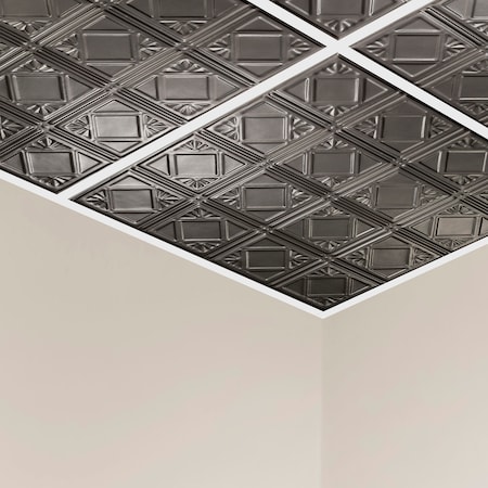 Ludington Ceiling Tile, 24 in W x 24 in L, 15/16 in Grid Size, 5 PK MPN:Y5707
