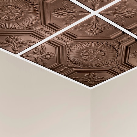 Rochester Ceiling Tile, 24 in W x 24 in L, 15/16 in Grid Size, 5 PK MPN:Y5805
