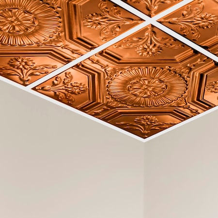 Rochester Ceiling Tile, 24 in W x 24 in L, 15/16 in Grid Size, 5 PK MPN:Y5808