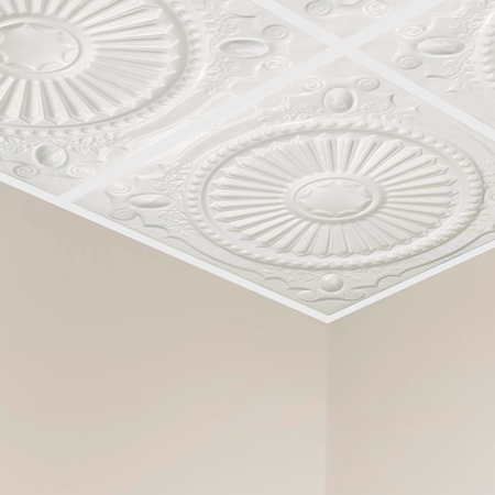 Toronto Ceiling Tile, 24 in W x 24 in L, 15/16 in Grid Size, 5 PK MPN:Y5900