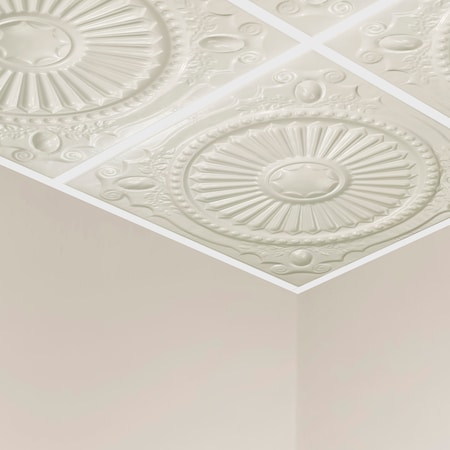 Toronto Ceiling Tile, 24 in W x 24 in L, 15/16 in Grid Size, 5 PK MPN:Y5902