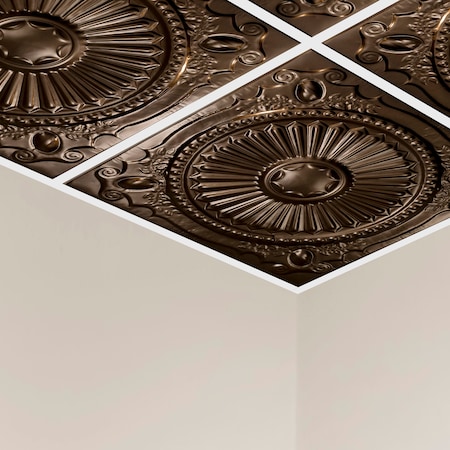 Toronto Ceiling Tile, 24 in W x 24 in L, 15/16 in Grid Size, 5 PK MPN:Y5906