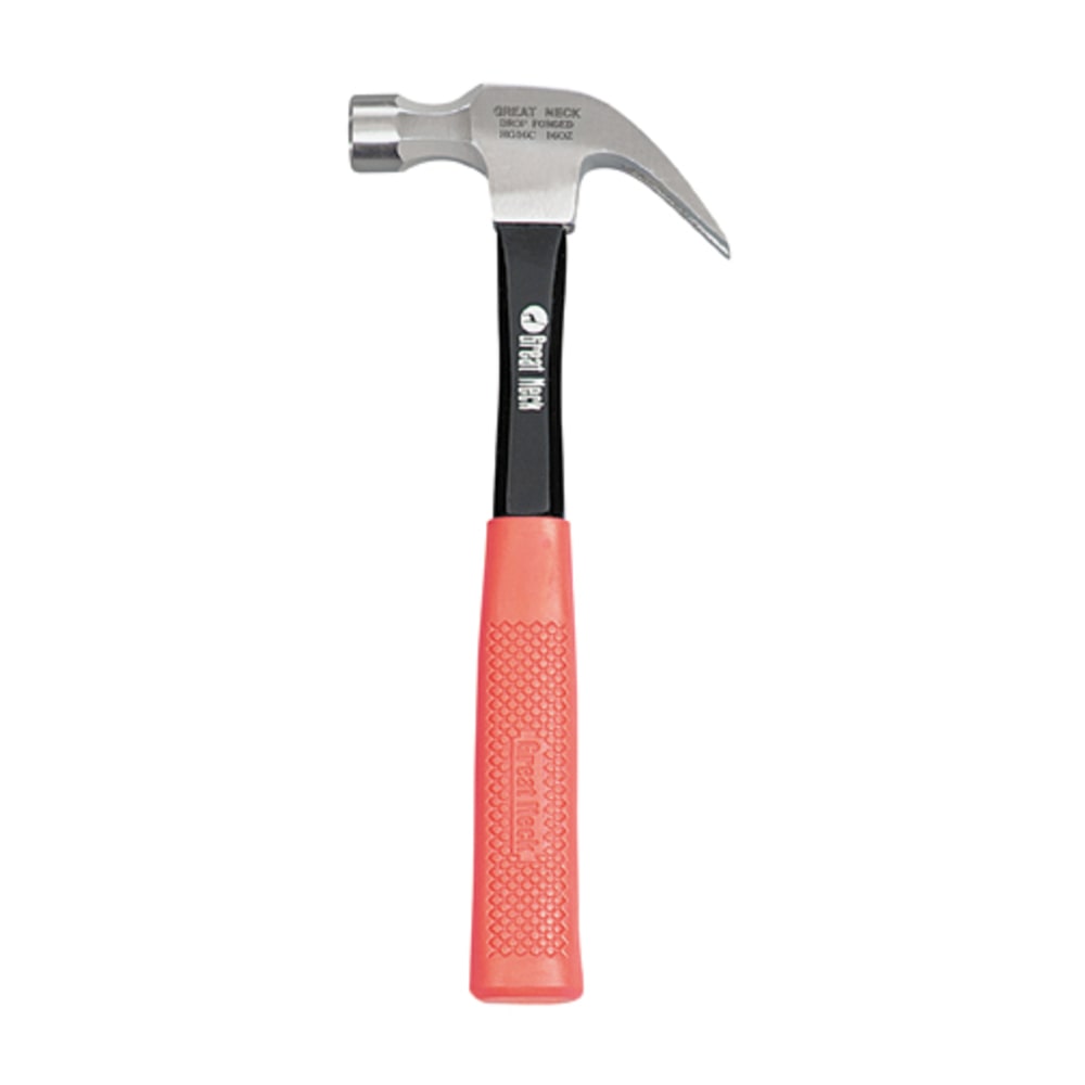 Great Neck 16-oz Neon Handle Claw Hammer (Min Order Qty 4) MPN:HG16C