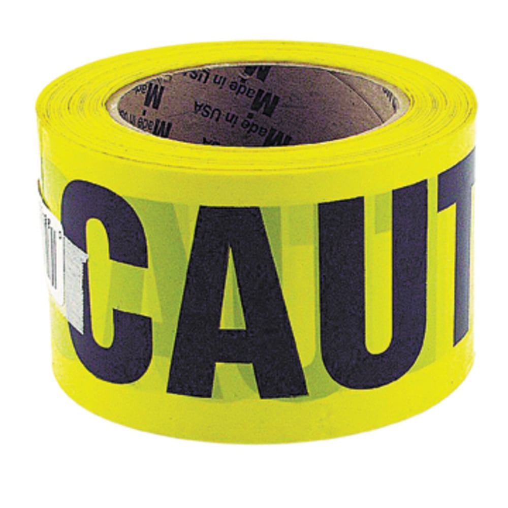 Great Neck Yellow Caution Tape - 1000 ft Yellow Tape Attachment - 1 Each MPN:10379