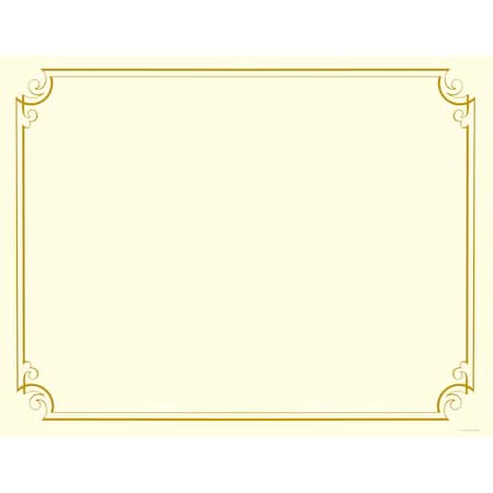 Certificate Gold Foil Golden Scrol, PK12 MPN:2011859