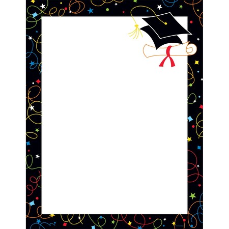Stationery Letterhead, Grad Swirls, PK80 MPN:2012047