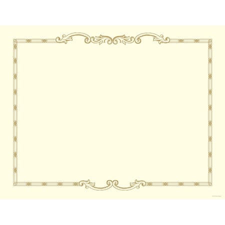 Certificate Gold Foil Linked Cast, PK12 MPN:2012198