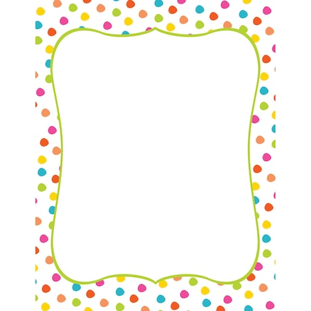 Stationery Letterhead, Circus Dots, PK80 MPN:2012410