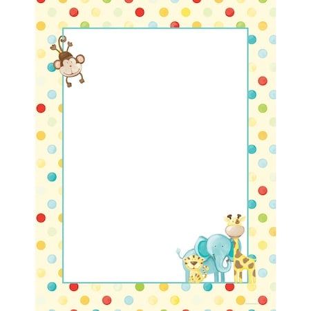 Stationery Letterhead, Baby Zoo An, PK80 MPN:2013163