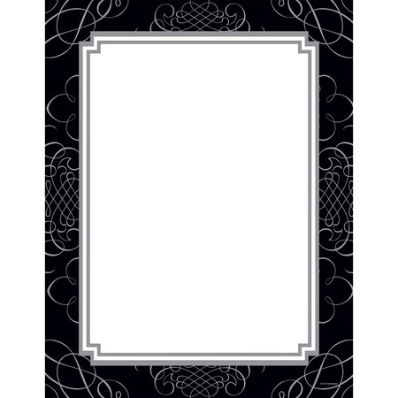 Stationery Letterhead, Black And S, PK80 MPN:2013169