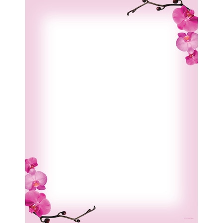 Stationery Letterhead, Pink Orchid, PK80 MPN:2013191