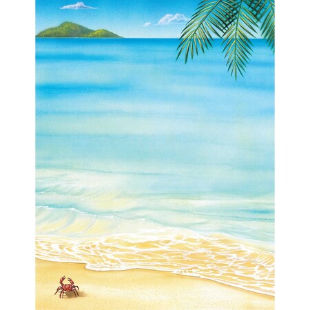Stationery Letterhead, Tropical, 8, PK80 MPN:2014233