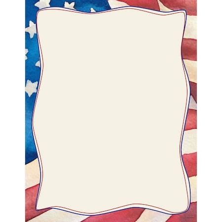 Stationery Letterhead, Patriotic, PK80 MPN:2014235