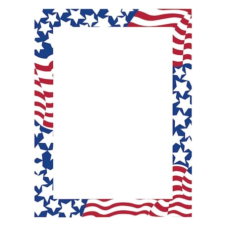 Stationery Letterhead, Stars and S, PK80 MPN:2014300