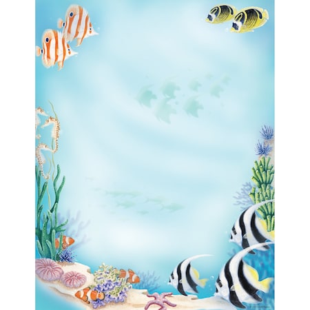 Stationery Letterhead, Sea Life, 8, PK80 MPN:2014312