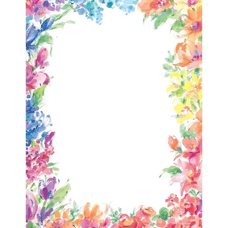Stationery Letterhead, Bright Flor, PK80 MPN:2014333