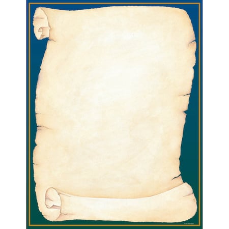 Stationery Letterhead, Scroll, 8.5x11, PK80 MPN:2014338