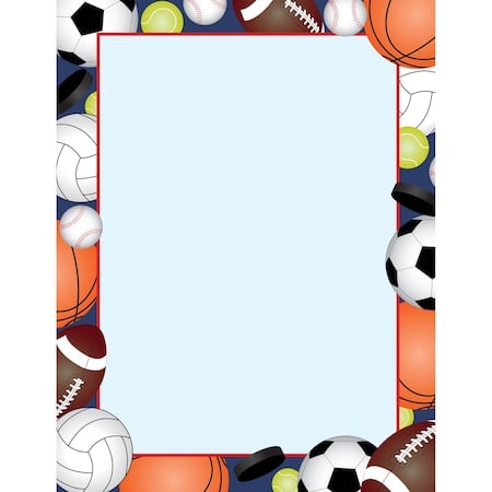 Stationery Letterhead, Team Sports, PK80 MPN:2015030