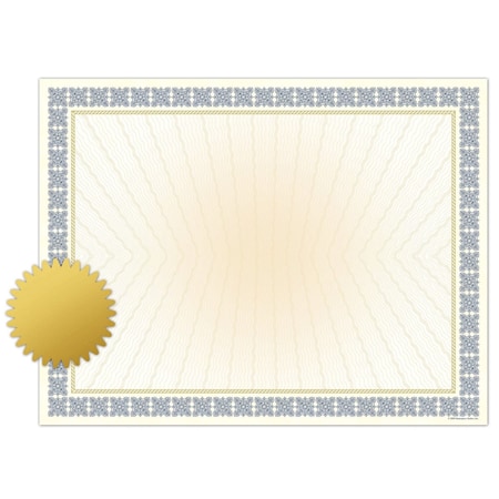 Certificate with Gold Foil Seals, PK25 MPN:2015076