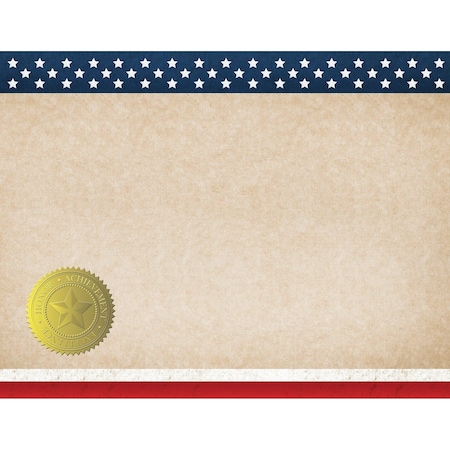 Certificate Patriotic, 8.5
