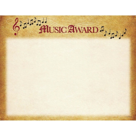 Certificate Music, 8.5
