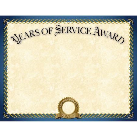 Certificate Gold Foil, Years of Se, PK20 MPN:2015113