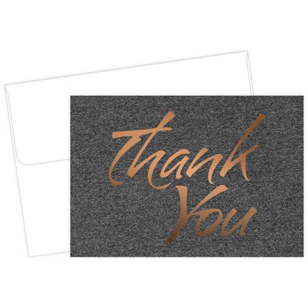 Thank You Card W/Envelopes, Suit Co, PK50 MPN:2015124