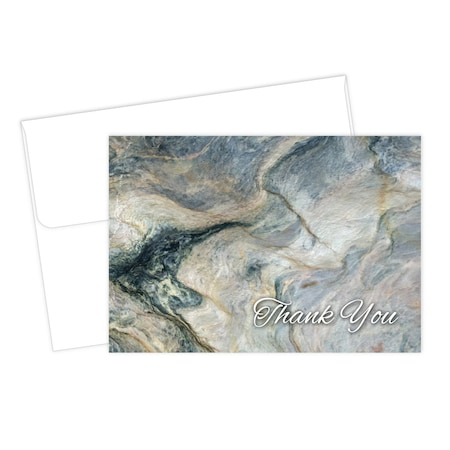 Thank You Card and Envelopes, Marb, PK50 MPN:2015125