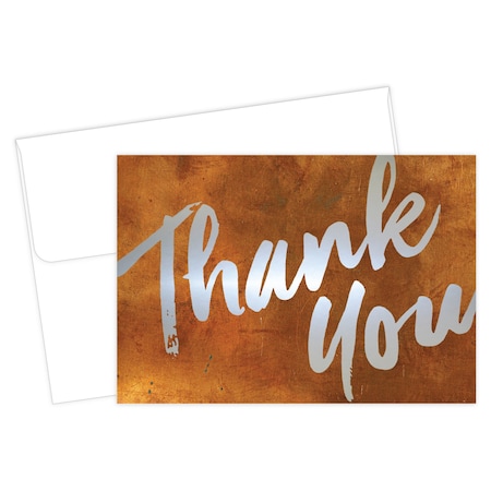 Thank You Card W/Envelopes, Wall Co, PK50 MPN:2017054