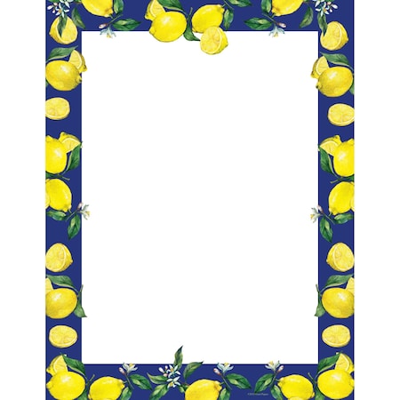 Stationery Letterhead, Lemon Drop, PK80 MPN:2019042