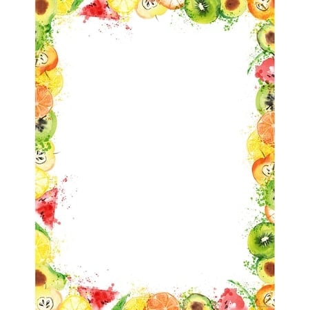 Stationery Letterhead, Fruit Splas, PK80 MPN:2019043
