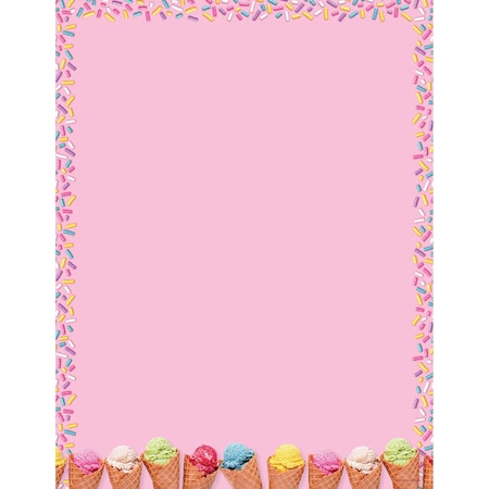 Stationery Letterhead, Scoops, 8.5x11, PK80 MPN:2019072