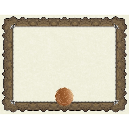 Certificate with Copper Foil Seals, PK10 MPN:2020004