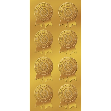 Certificate Seal Embossed Gold Foi, PK48 MPN:903418