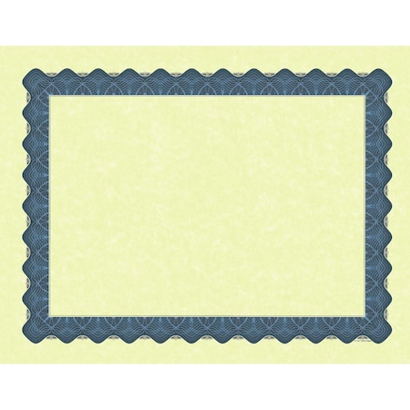 Certificate Blue Metallic Border, PK25 MPN:934425