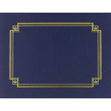 Certificate Cover Linen, Navy with, PK3 MPN:938903