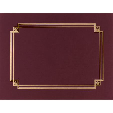 Certificate Cover Linen, Burgundy W, PK3 MPN:939503