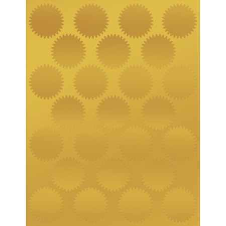 Certificate Seal Gold Foil Round, PK100 MPN:949351