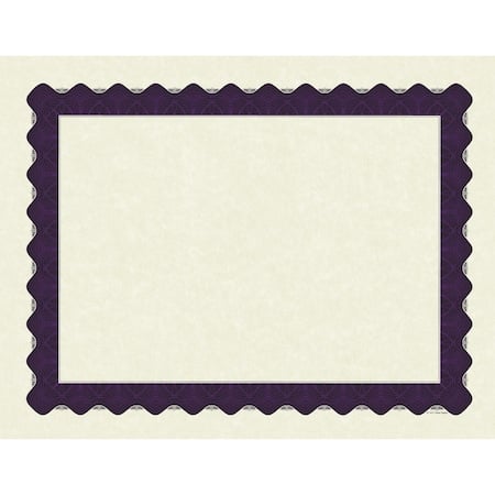 Certificate Purple Metallic Borde, PK100 MPN:961021