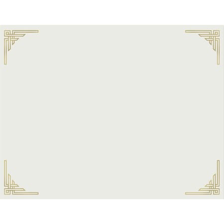 Certificate Gold Foil Corner, Whi, PK15 MPN:963008